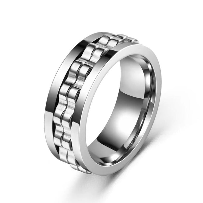 Stainless Steel Fidget Ring