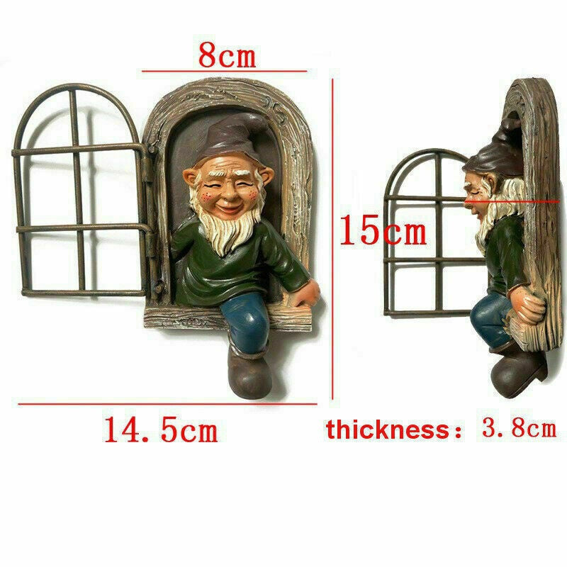 Tree Hugger Garden Gnome