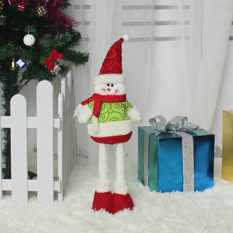 Stretching Santa Figurine