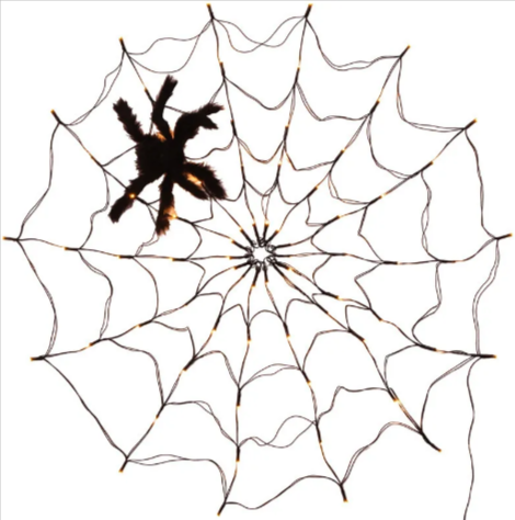 LED Halloween Spider Light Decor