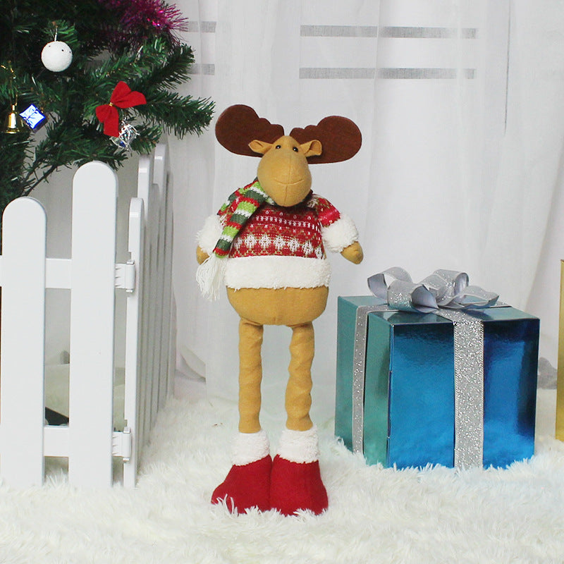 Stretching Santa Figurine