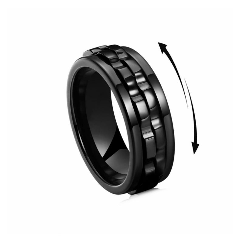 Stainless Steel Fidget Ring
