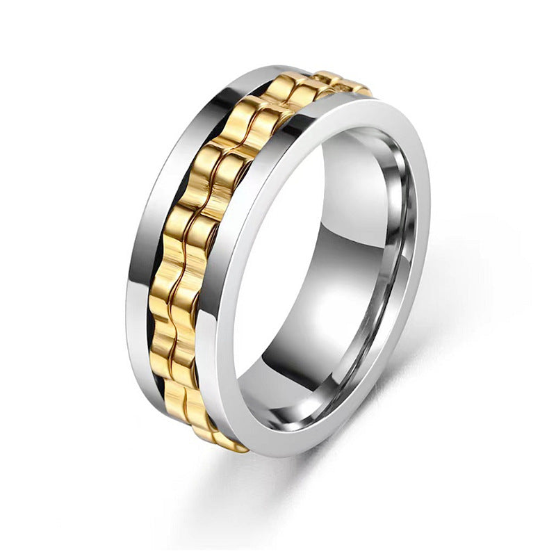 Stainless Steel Fidget Ring