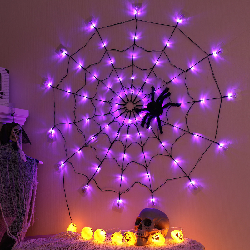 LED Halloween Spider Light Decor