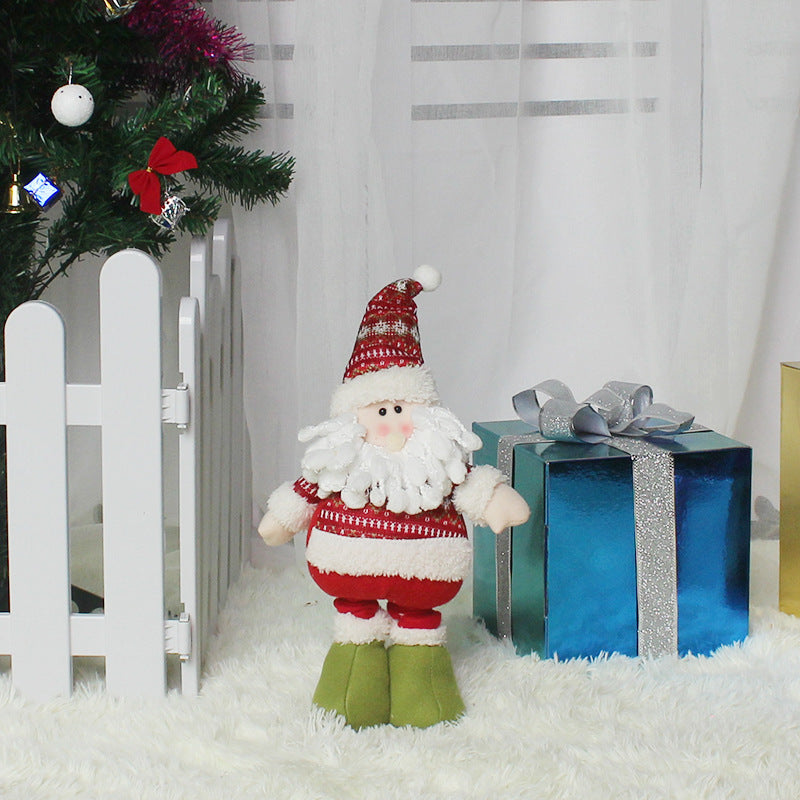 Stretching Santa Figurine