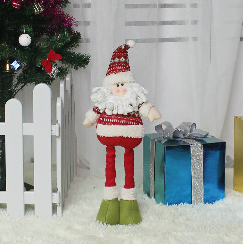 Stretching Santa Figurine