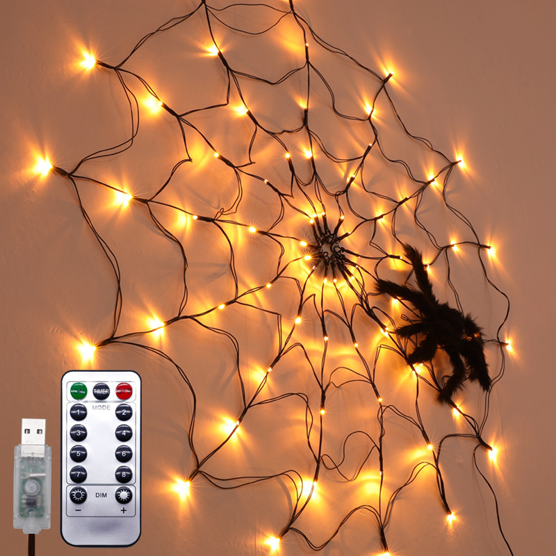 LED Halloween Spider Light Decor