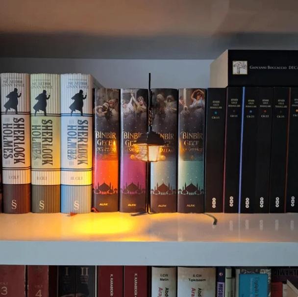 Bookshelf Lantern Night Light
