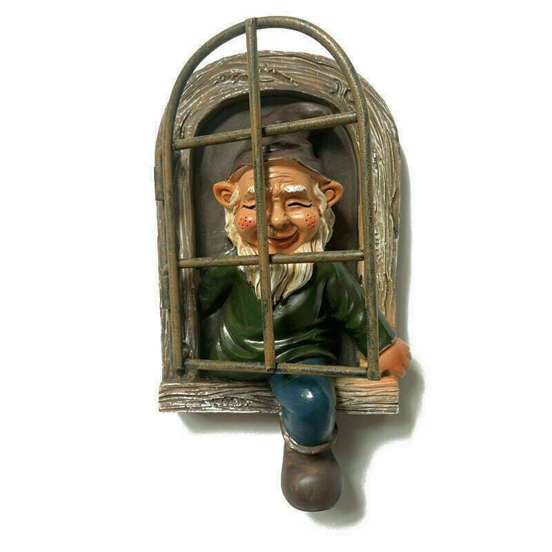 Tree Hugger Garden Gnome