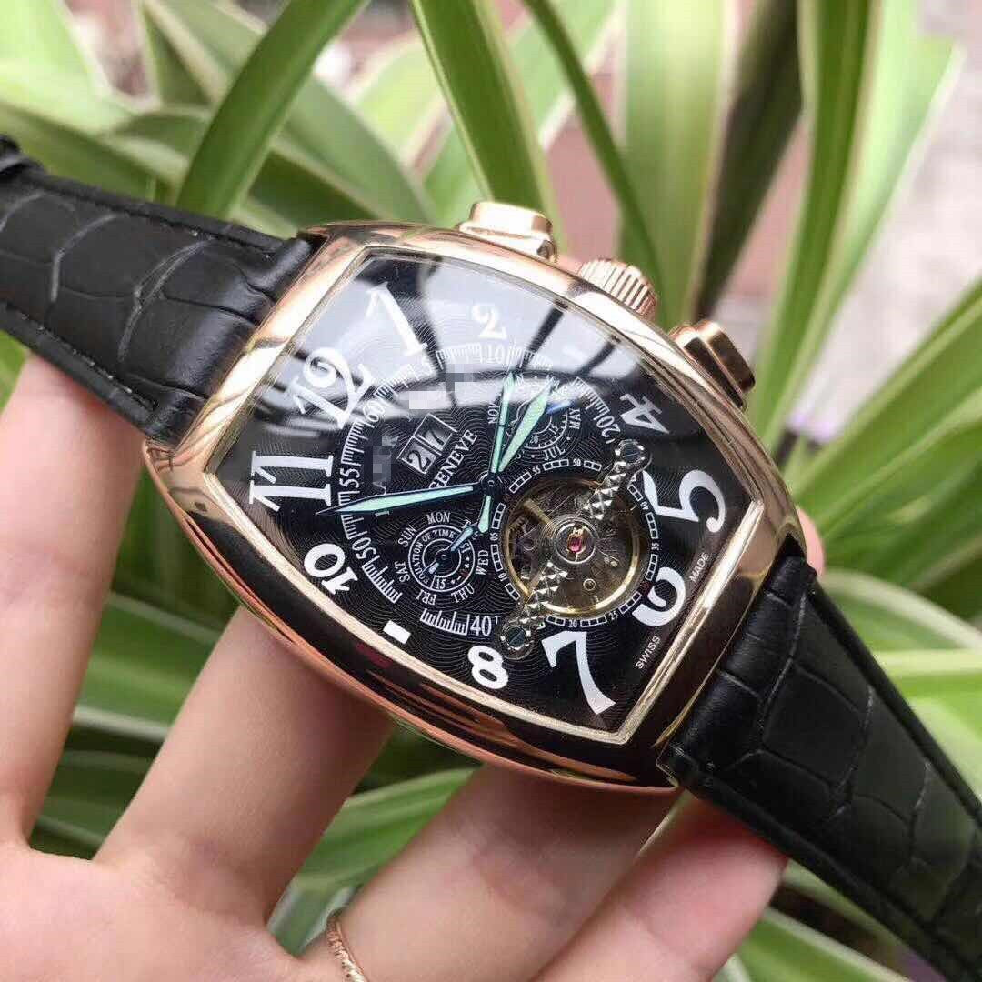 Men's Deluxe Tourbillon Mechanical Watch