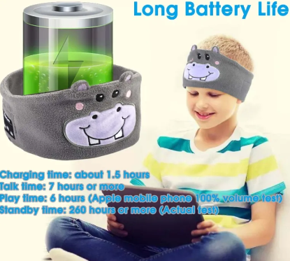 Bluetooth Sleep Headband with Animal Design