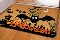 Spooky Bat Ghost Toilet Rug