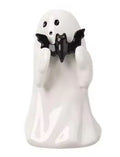 Ghost Pumpkin Bat Figurine