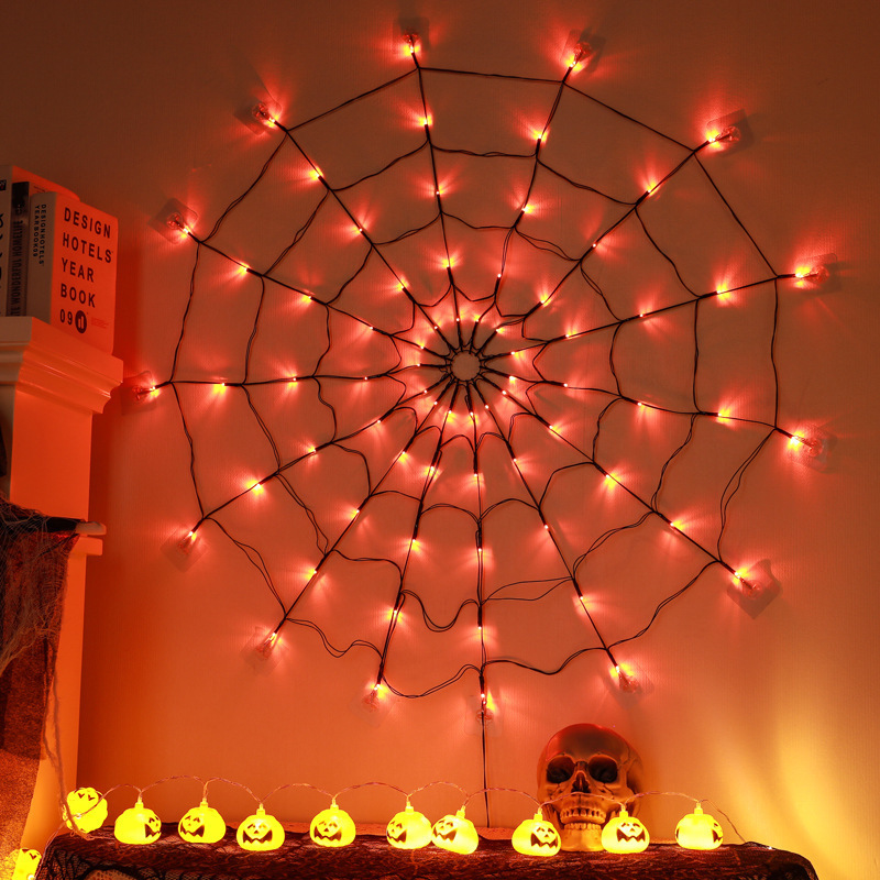 LED Halloween Spider Light Decor