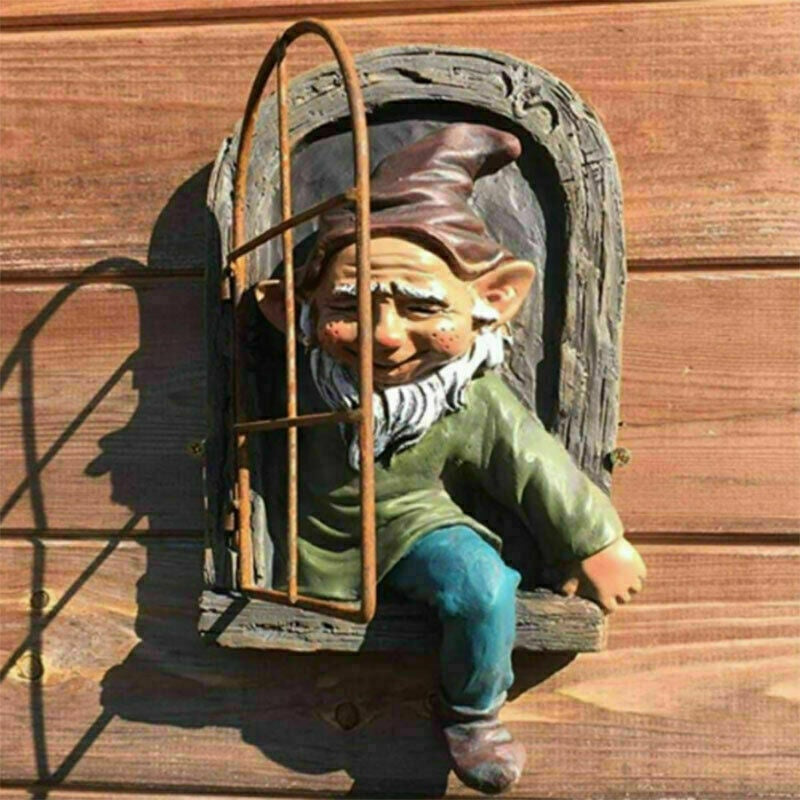 Tree Hugger Garden Gnome