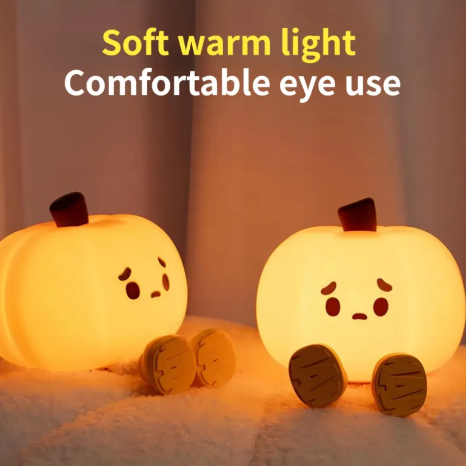 Pumpkin Silicone Night Light