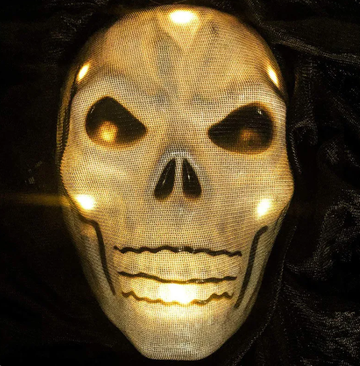 LED Hanging Skull Decor
