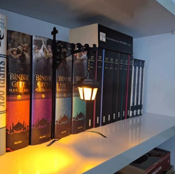 Bookshelf Lantern Night Light