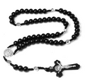 Wooden Rosary Necklace