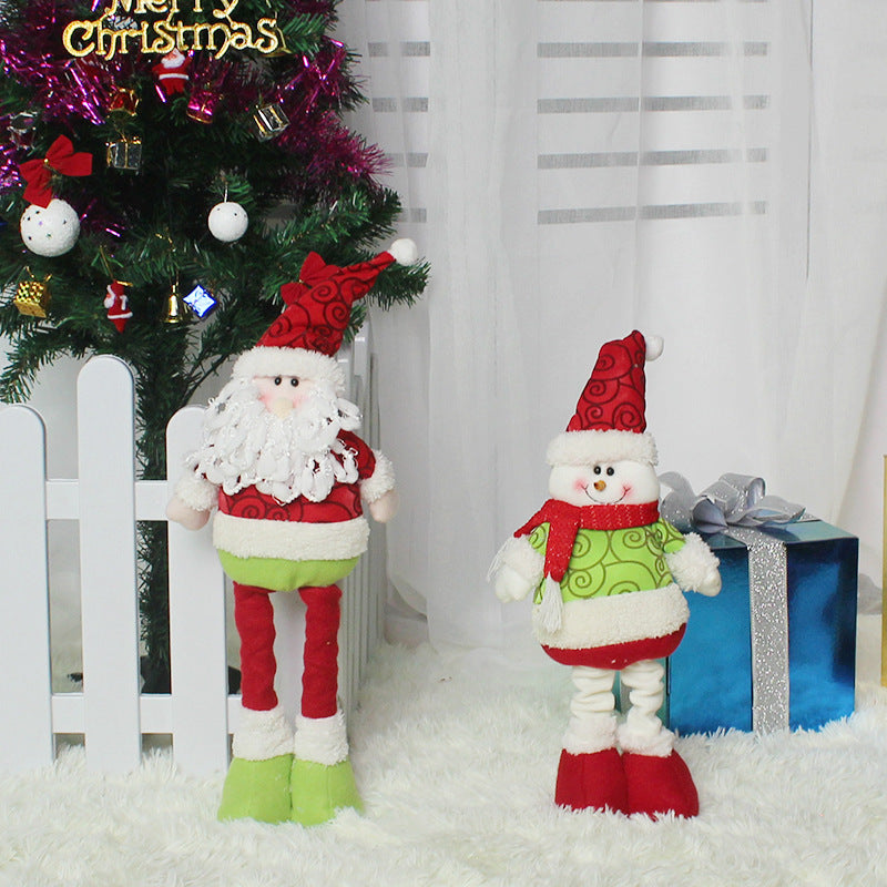 Stretching Santa Figurine