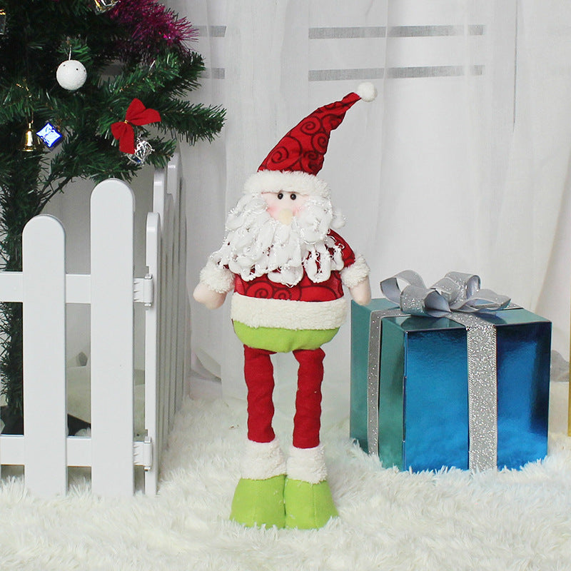 Stretching Santa Figurine