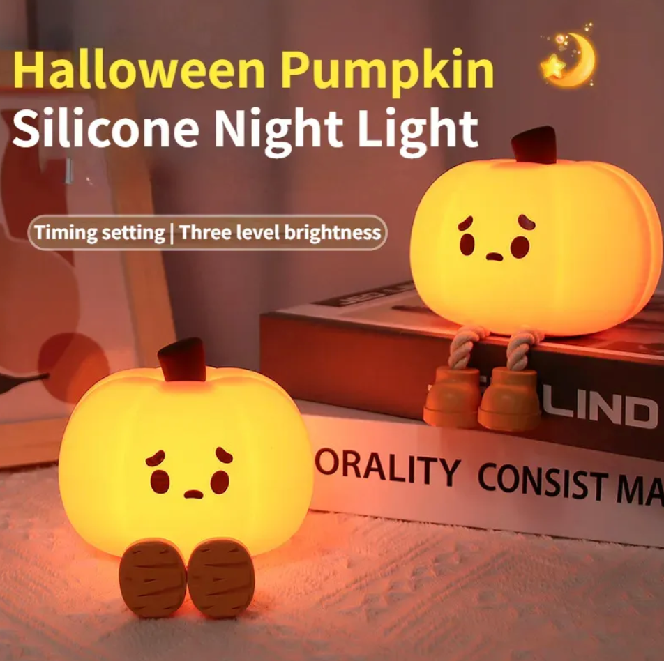 Pumpkin Silicone Night Light