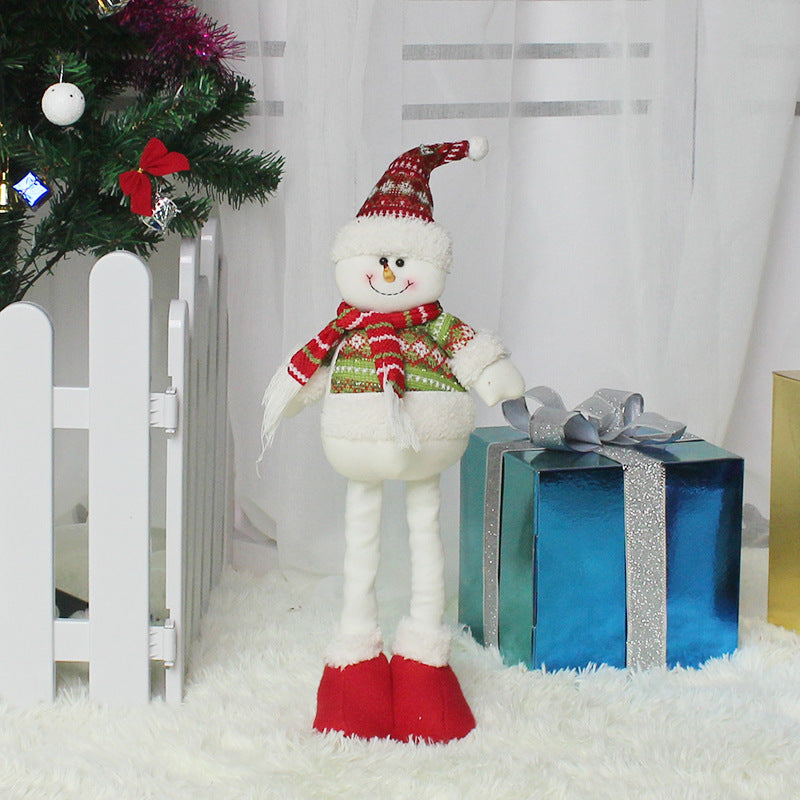 Stretching Santa Figurine